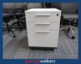 PR6301  Grey  3 Drawer Mobile - George Walkers Office Furniture Megastore