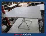 PR6666  White  Meeting Table 1.2M - George Walkers Office Furniture Megastore