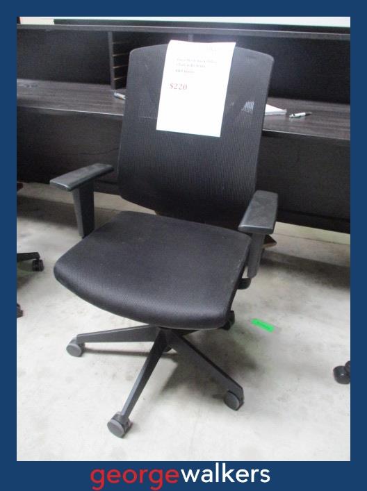 OFFICE CHAIR – BURO BRIO II – MESH BACK – ERGONOMIC – RRP $600+ - PR6937