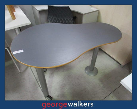 PR3484 - Blue Meeting Table - George Walkers Office Furniture Megastore