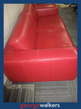 PR5299 - Red Freedom Furniture Couch - George Walkers Office Furniture Megastore