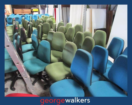 PR6497  Mixed Colours Dawell Office Chair SALE - George Walkers Office Furniture Megastore