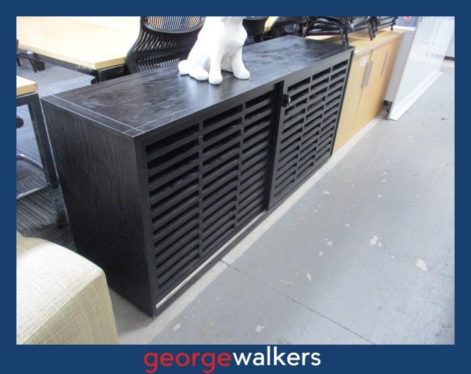 VL103  Black  Buffet Sideboard - George Walkers Office Furniture Megastore