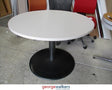 PR5530 - White  Round Table - George Walkers Office Furniture Megastore
