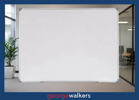 Whiteboard - Magnetic - 1500 x 900mm - N80405 - George Walkers Office Furniture Megastore