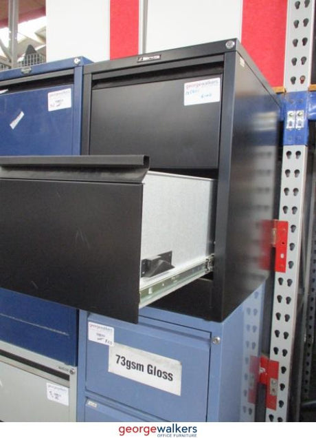 PR5801  Black Precision Filing Drawer - George Walkers Office Furniture Megastore