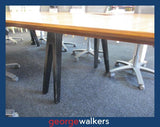 PR6509  Tawa Large 3.6M Boardroom Table & 10x Chairs - George Walkers Office Furniture Megastore