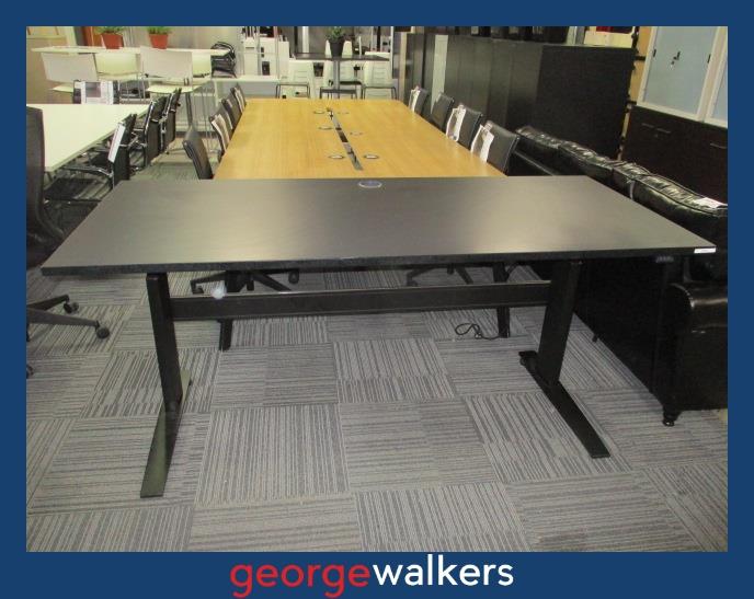 Black Melteca Electric Height Adjustable Desk