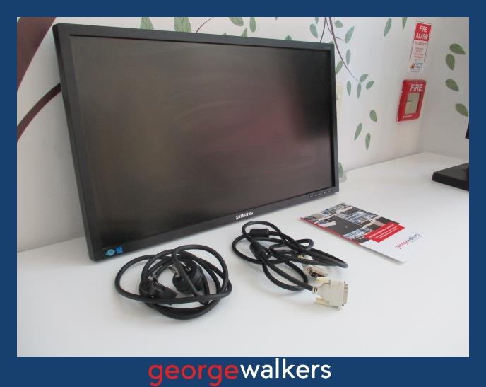 SE460  Black Samsung 24" MONITOR - George Walkers Office Furniture Megastore