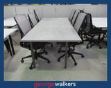 PR5953  Grey  Meeting Table - George Walkers Office Furniture Megastore