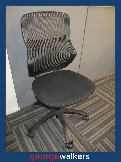 PR6427  Black Formway BE Task Chair - George Walkers Office Furniture Megastore
