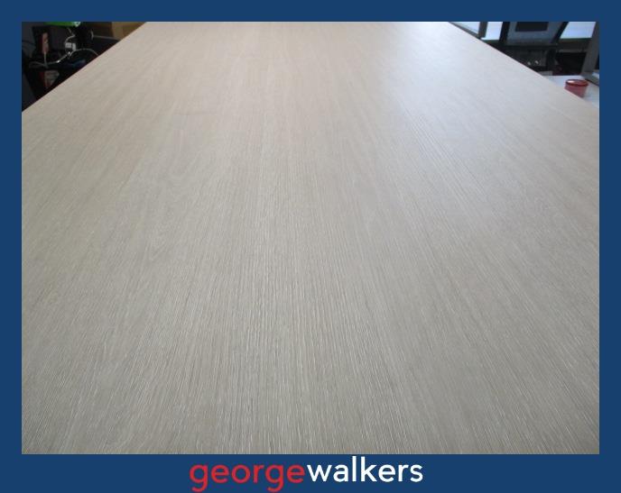 PR6470  Whitewashed Woodgrain  Bar Leaner Meeting Table and Stools - George Walkers Office Furniture Megastore