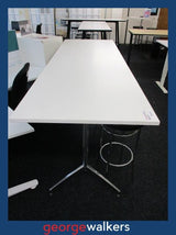 PR5550 - White  Bar Leaner Height Meeting Table - George Walkers Office Furniture Megastore