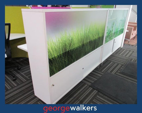 PR5751 - White  Reception Desk - George Walkers Office Furniture Megastore