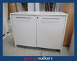 PR6415  White  Storage Cupboard - George Walkers Office Furniture Megastore