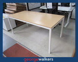 PR6030 Maple  Straight Desk - George Walkers Office Furniture Megastore
