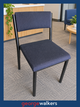 Reception chair – Visitor chair – Navy blue – Commercial – PR7017
