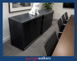 VL103  Black  Buffet Sideboard - George Walkers Office Furniture Megastore