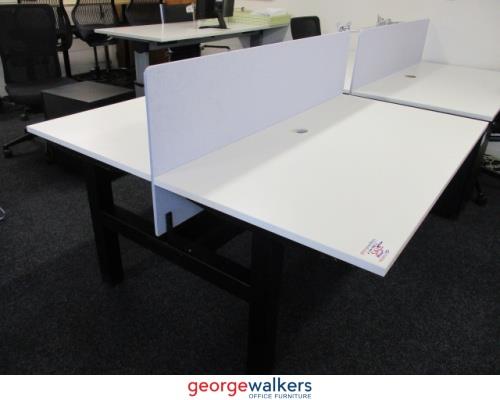 PR4647 - White Pod System - George Walkers Office Furniture Megastore