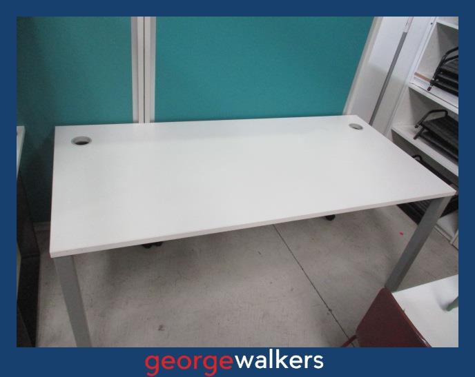 DESK – COMMERCIAL – WHITE / GREY – 1.7M – PR6957