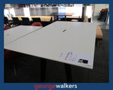 BAR LEANER – HARROWS - MEETING TABLE – 2000MM - WHITE – PR6857 - George Walkers Office Furniture Megastore