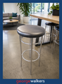 BARSTOOL - LEATHER SEAT - COMMERCIAL - PR5414 - George Walkers Office Furniture Megastore