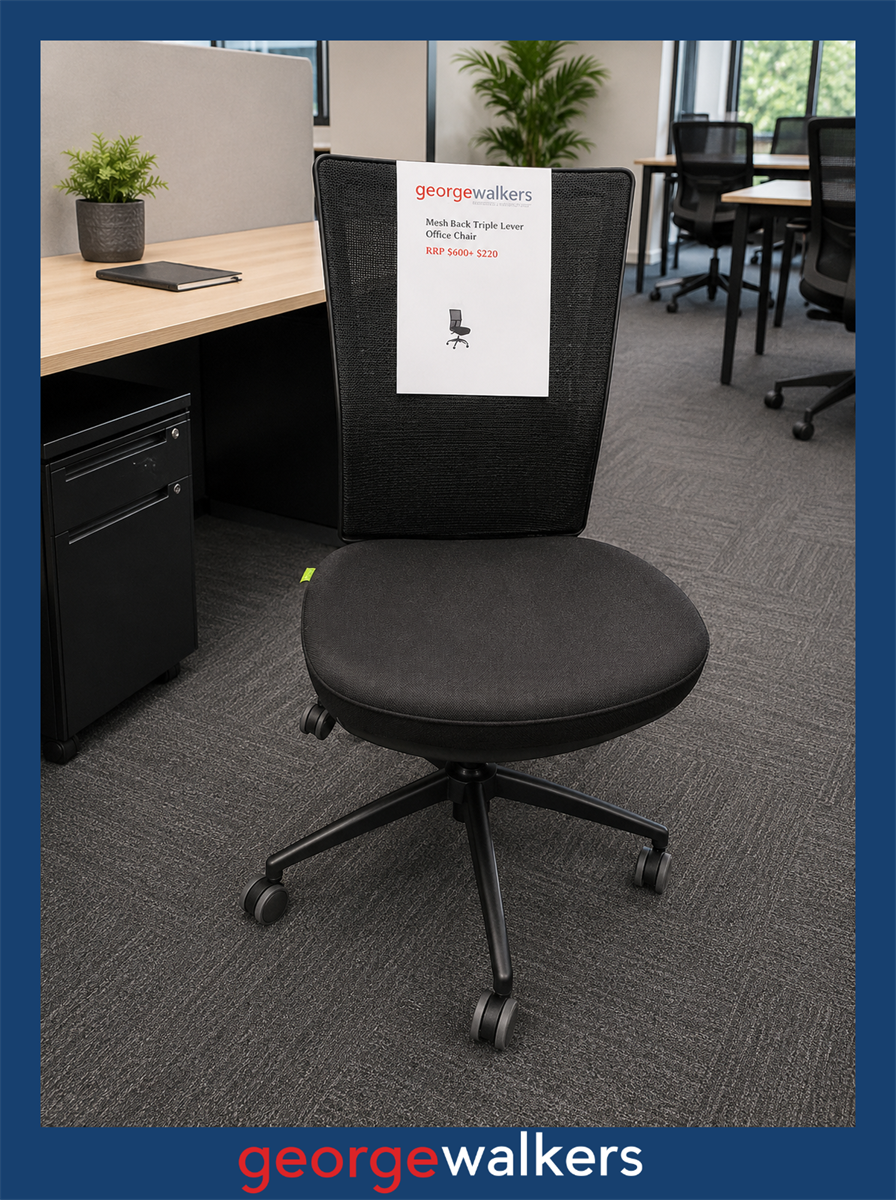 OFFICE CHAIR – FREEWAY – ERGONOMIC – MESH BACK – New RRP $600+ - PR6940