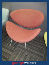 HB1R  Red Anna D Designer Armchair - George Walkers Office Furniture Megastore