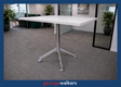 PR6666  White  Meeting Table 1.2M - George Walkers Office Furniture Megastore