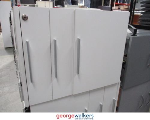PR5764  white  Mobile Drawer - George Walkers Office Furniture Megastore