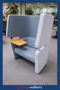 PR6657  Blue Vidak Chat Acoustic Workspace Chair - George Walkers Office Furniture Megastore