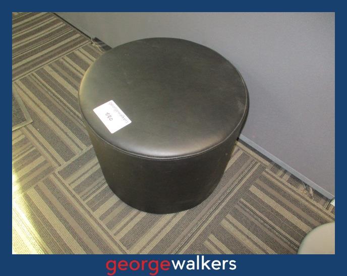 PR5960  Black  Ottoman - George Walkers Office Furniture Megastore