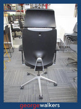 PR6326  Black Sitland Spirit Executive Office Chair - damaged armrest - George Walkers Office Furniture Megastore