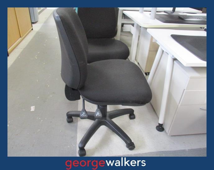 PR6323  Black  Office Chair - George Walkers Office Furniture Megastore