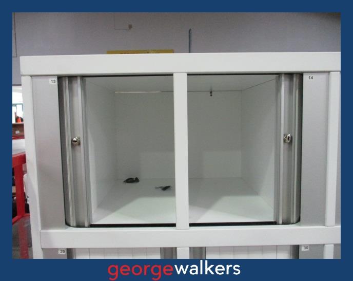PR3993 - White 20 Door Locker - George Walkers Office Furniture Megastore