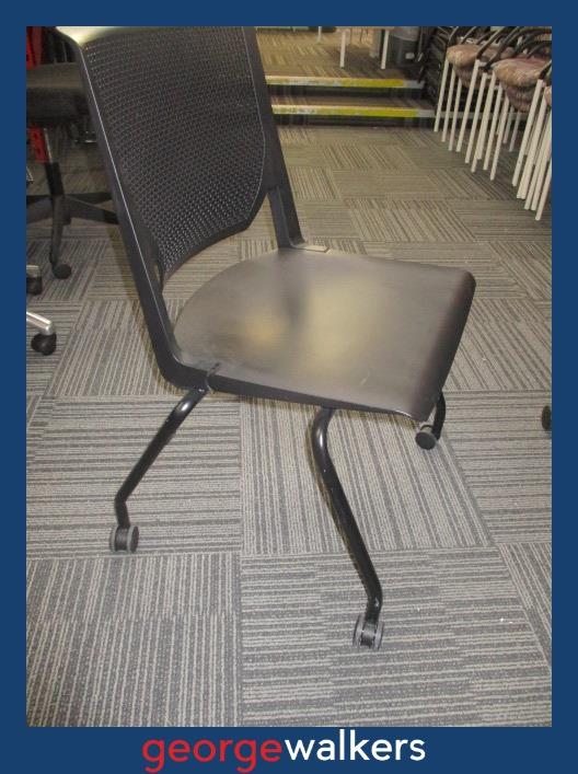 PR6735  Black Haworth Task Chair - George Walkers Office Furniture Megastore