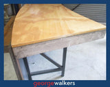 PR6519  Concrete  4M  Reception Counter - George Walkers Office Furniture Megastore