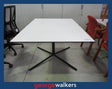 PR5954  White  Meeting Table - George Walkers Office Furniture Megastore