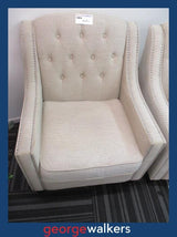 HB6  Linen  High Back Occasional Chair - George Walkers Office Furniture Megastore