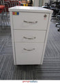 PR5490 - White Slimline Mobile Drawer - George Walkers Office Furniture Megastore