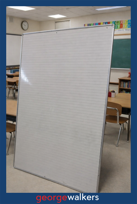 PR6672    Wall Mount Whiteboard - George Walkers Office Furniture Megastore