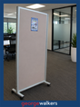 Partition - Mobile Display - 1800 x 1200mm - Beige - N80571 - George Walkers Office Furniture Megastore