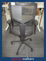 PR6413  Black RS Pro Typist Chair - George Walkers Office Furniture Megastore