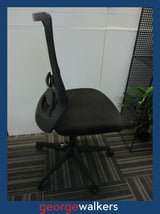 PR6462  Black Okamura  Portone Office Chair RRP $1200 - George Walkers Office Furniture Megastore