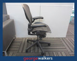 PR6117  Grey Herman Miller Aeron Office Chair (Size B)  RRP $2500 - George Walkers Office Furniture Megastore