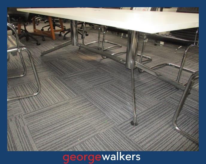 PR6755  White  Boardroom Table - George Walkers Office Furniture Megastore