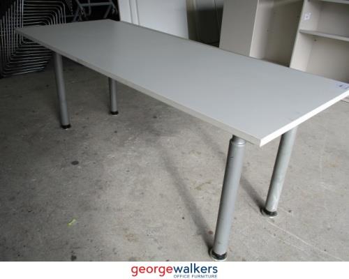 FE1905 - White Canteen Table - George Walkers Office Furniture Megastore