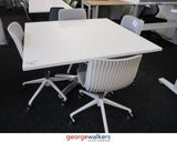 PR5750 - White  Meeting Table - George Walkers Office Furniture Megastore