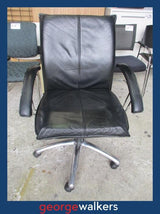 VL61  Leather  Meeting Room Chair - George Walkers Office Furniture Megastore