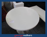 PR6310  White  9x Cafe Tables - George Walkers Office Furniture Megastore
